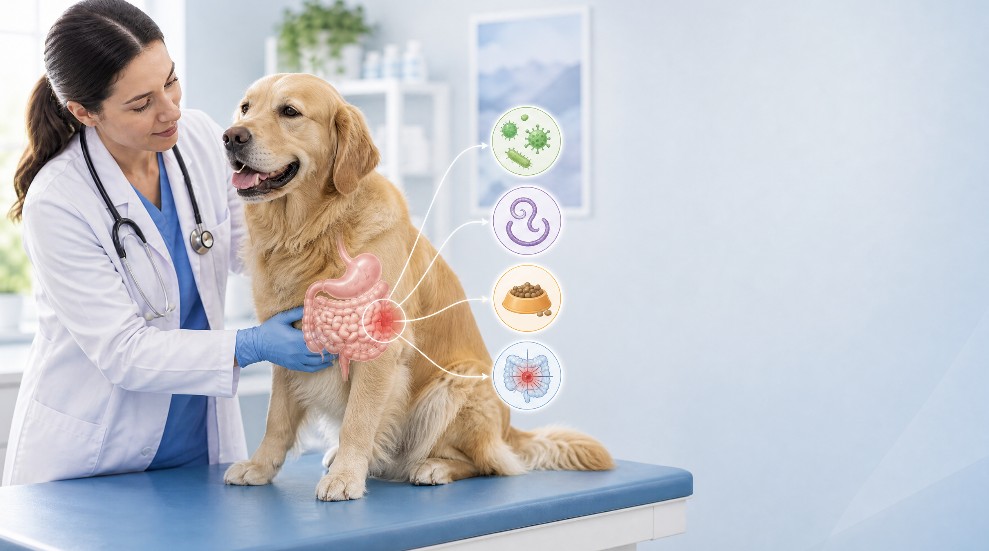 Köpekte kanlı ishal neden olur?